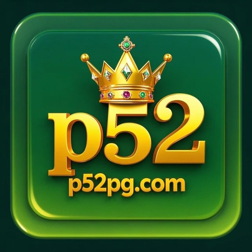 visão geral da plataforma p52 em tema escuro com slots e jogos em destaque